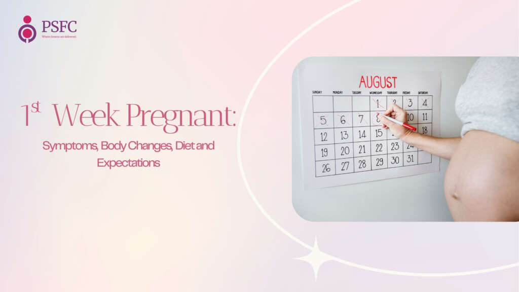 First Week Pregnant: Symptoms, Body Changes, Diet and Expectations