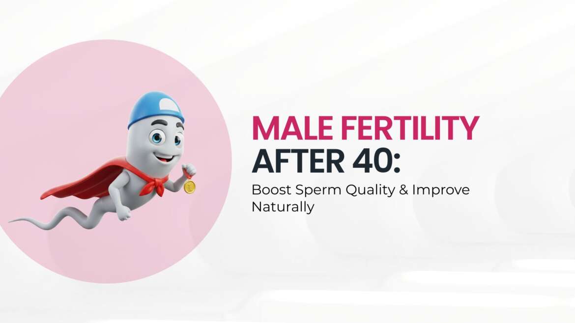 Male fertility after 40: Boost sperm quality and improve fatherhood chances naturally.