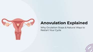 Woman tracking her menstrual cycle to understand anovulation and fertility