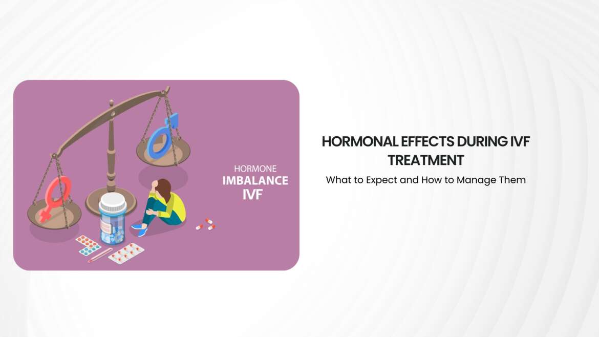 Woman managing hormonal side effects during IVF treatment with support from the PSFC Chennai clinical team