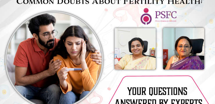 Couple consulting a fertility specialist at PSFC Chennai about common doubts regarding their fertility health
